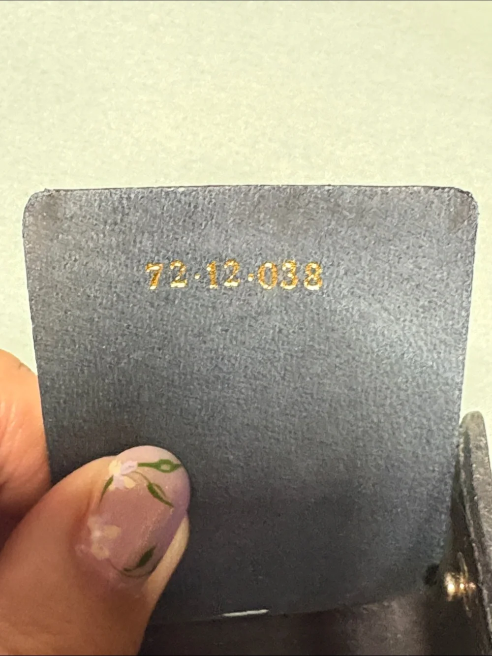 Gucci Vintage Accessory Collection Navy GG Canvas 6 Ring Key Case 72.12.038